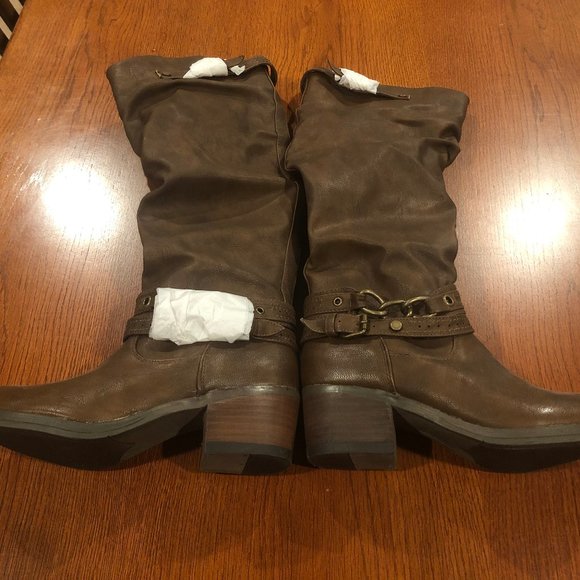 CARLOS By Carlos Santana Shoes - New Carlos Santana Cassie Slouchy Brown Boots